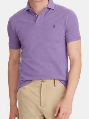 Ralph Lauren Men’s Size M | Short-Sleeve Polo | Purple with Navy logo